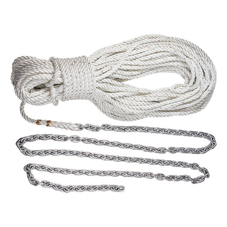 Lewmar Anchor Rode 215'-15' of 1/4" Chain &amp; 200' of 1/2" Rope w/Shackle - Kesper Supply