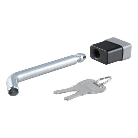 CURT 5/8" Hitch Lock - 2", 2-1/2", or 3" Receiver - Deadbolt - Chrome - Kesper Supply