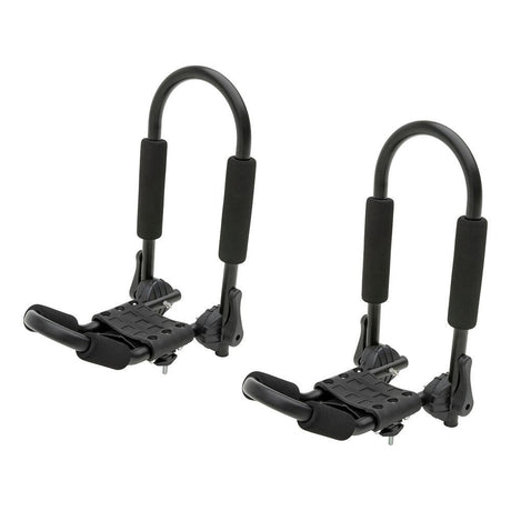 CURT Adjustable Aluminum Roof Rack Kayak Holders - Kesper Supply