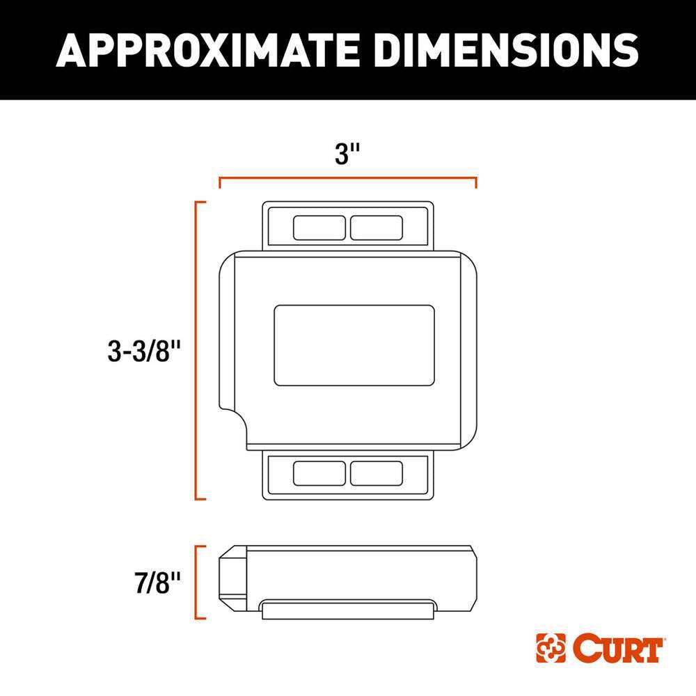 CURT Echo Under-Dash Brake Control Using One Control Auto - Kesper Supply