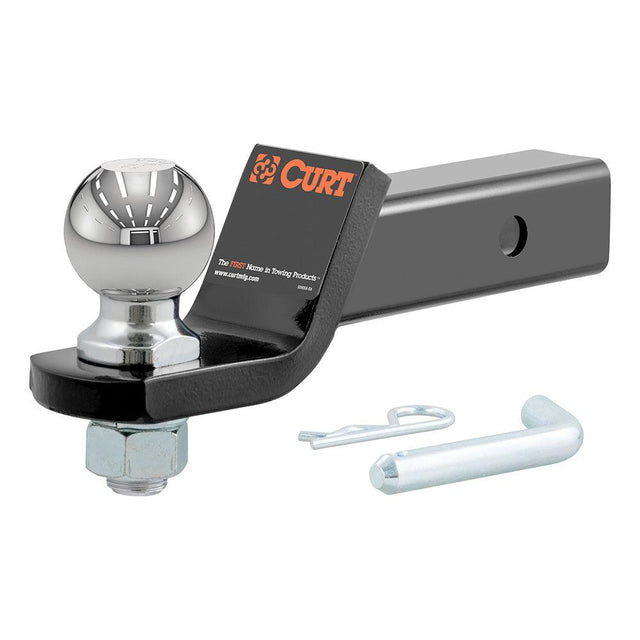 CURT Loaded Ball Mount w/2-5/16" Ball - 2" Shank - 2" Drop - 7,500 lbs - Kesper Supply