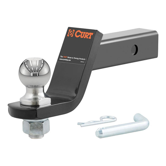 CURT Loaded Ball Mount w/2" Ball - 2" Shank - 4" Drop - 7,500 lbs - Kesper Supply