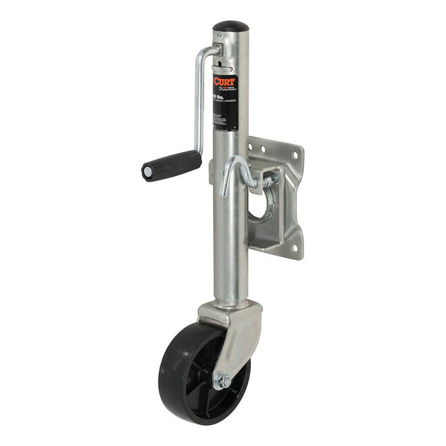 CURT Marine Jack w/6" Wheel - 1,000 lbs - 10" Travel - Kesper Supply