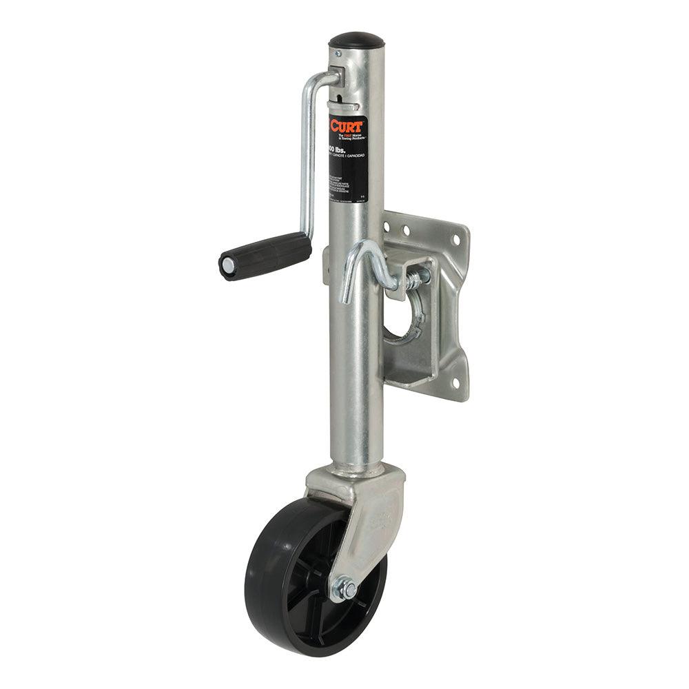 CURT Marine Jack w/6&rdquo; Wheel - 1,000 lbs - Adjust Vertically 10" - Kesper Supply