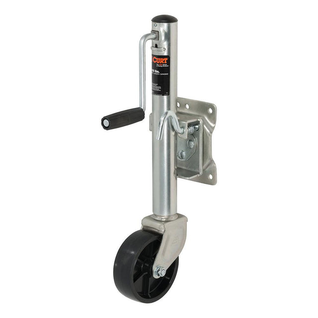 CURT Marine Jack w/6&rdquo; Wheel - 1,200 lbs - Adjust Vertically 10" - Kesper Supply