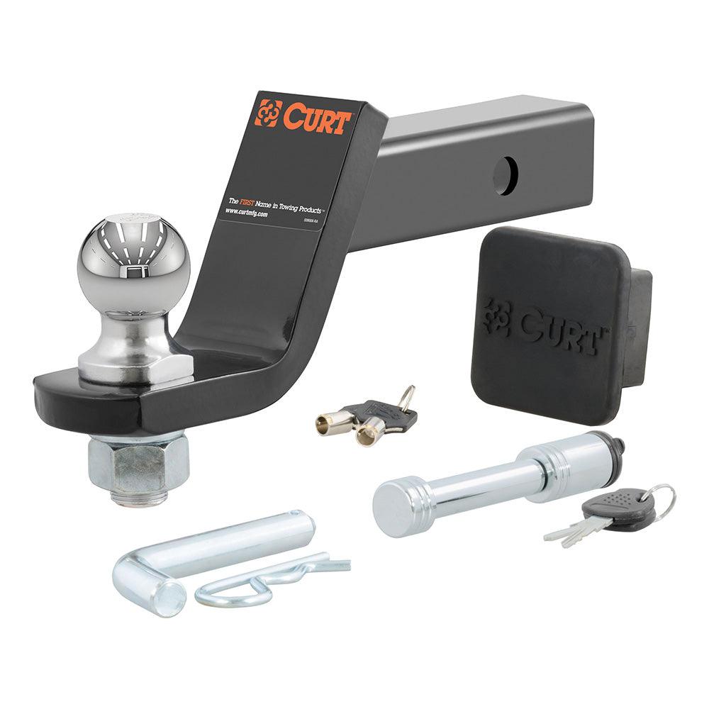 CURT Towing Starter Kit w/2" Ball - 2" Shank - 7,500 lbs - 4" Drop - Kesper Supply