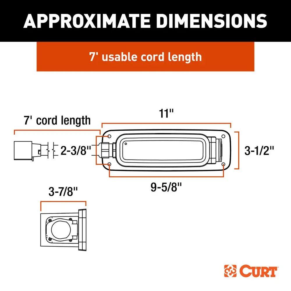 CURT True Course Electronic Trailer Sway Control System Using One Control Auto - Kesper Supply