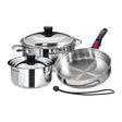 Magma 7 Piece Induction Cookware Set - Stainless Steel - Kesper Supply