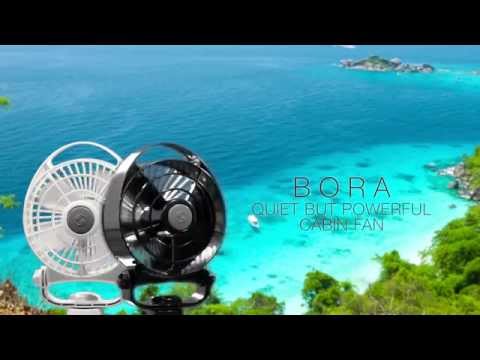 SEEKR by Caframo Bora 748 24V 3-Speed 6" Marine Fan - White