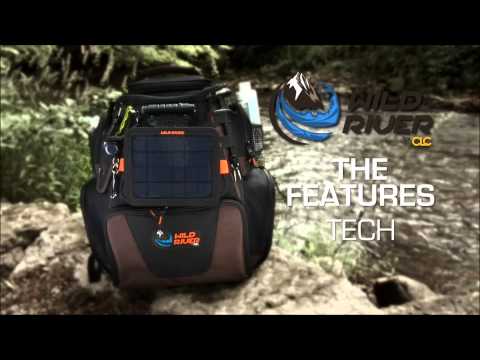 Wild River Tackle Tek™ Nomad XP - Lighted Backpack w/ USB Charging System w/2 PT3600 Trays