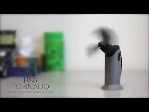 SEEKR by Caframo Tiny Tornado II 827 4.5" Handheld 1-Speed Fan - Black