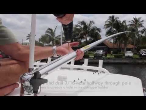 Rupp Z-30 Top Gun Outrigger Kit w/18' Poles & Complete Single Line Rigging Kit w/Klickers Release Clips