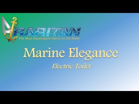 Raritan Marine Elegance - White - Household Style - Freshwater Solenoid - Smart Toilet Control - 12v