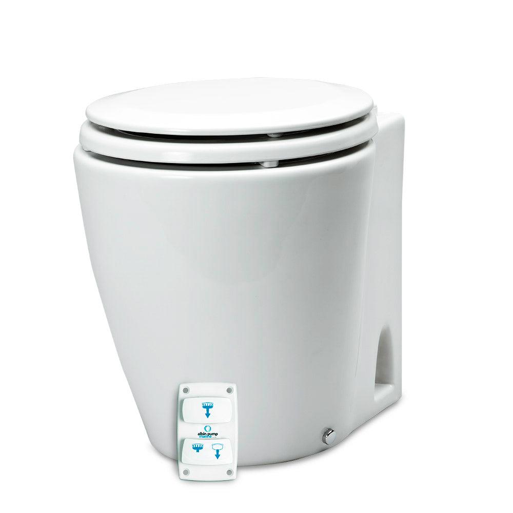 Albin Group Marine Design Marine Toilet Electric Silent - 24V - Kesper Supply