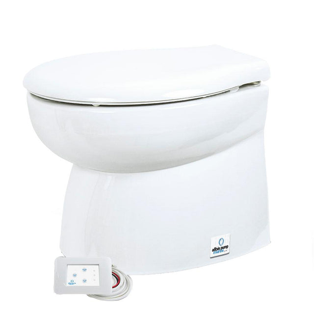 Albin Group Marine Toilet Silent Premium Low - 12V - Kesper Supply