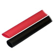 Ancor Adhesive Lined Heat Shrink Tubing (ALT) - 1/2" x 3" - 2-Pack - Black/Red - Kesper Supply