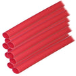 Ancor Adhesive Lined Heat Shrink Tubing (ALT) - 1/4" x 12" - 10-Pack - Red - Kesper Supply