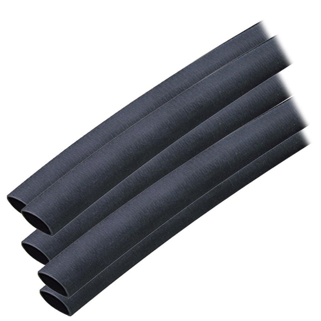 Ancor Adhesive Lined Heat Shrink Tubing (ALT) - 3/8" x 12" - 5-Pack - Black - Kesper Supply