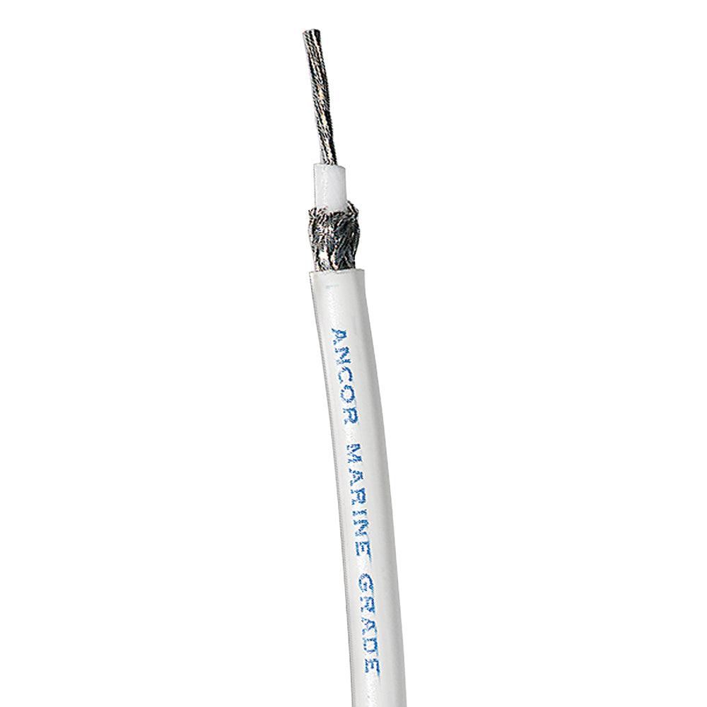 Ancor RG 8X White Tinned Coaxial Cable - Multiple Lengths - Kesper Supply