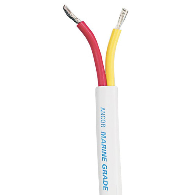 Ancor Safety Duplex Cable - 16/2 AWG - Red/Yellow - Flat - 25' - Kesper Supply