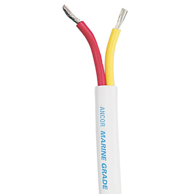 Ancor Safety Duplex Cable - 8/2 AWG - Red/Yellow - Flat - 50' - Kesper Supply