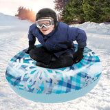 Aqua Leisure 43" Pipeline Sno Clear Top Racer Sno-Tube - Cool Blue Plaid - Kesper Supply