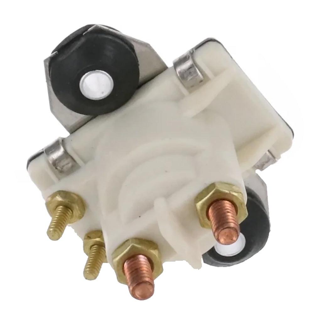 ARCO Marine Outboard Solenoid w/Flat Isolated Base & White Housing - Kesper Supply