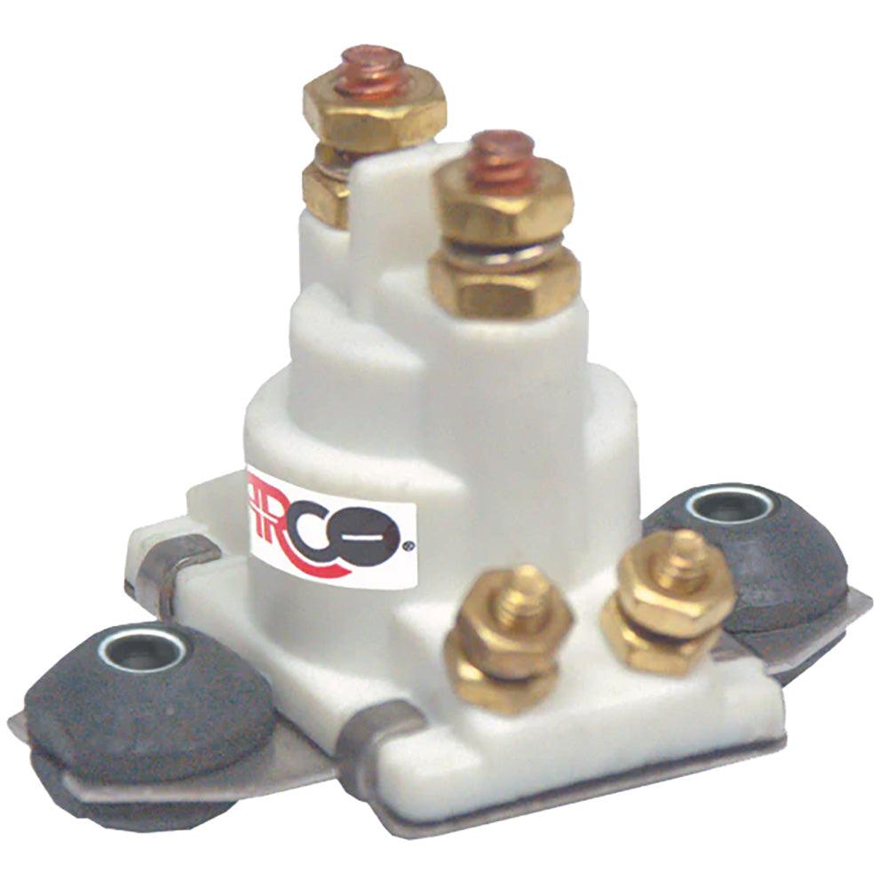 ARCO Marine Outboard Solenoid w/Flat Isolated Base & White Housing - Kesper Supply