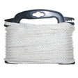 Attwood Braided Nylon Rope - 3/16" x 100' - White - Kesper Supply