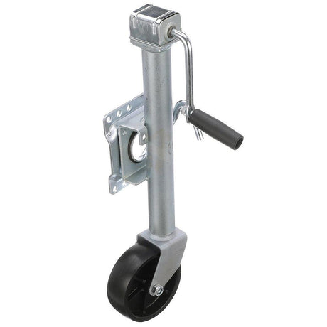 Attwood Fold-Up Trailer Jack - 1000 lb Capacity - Single Wheel - Kesper Supply