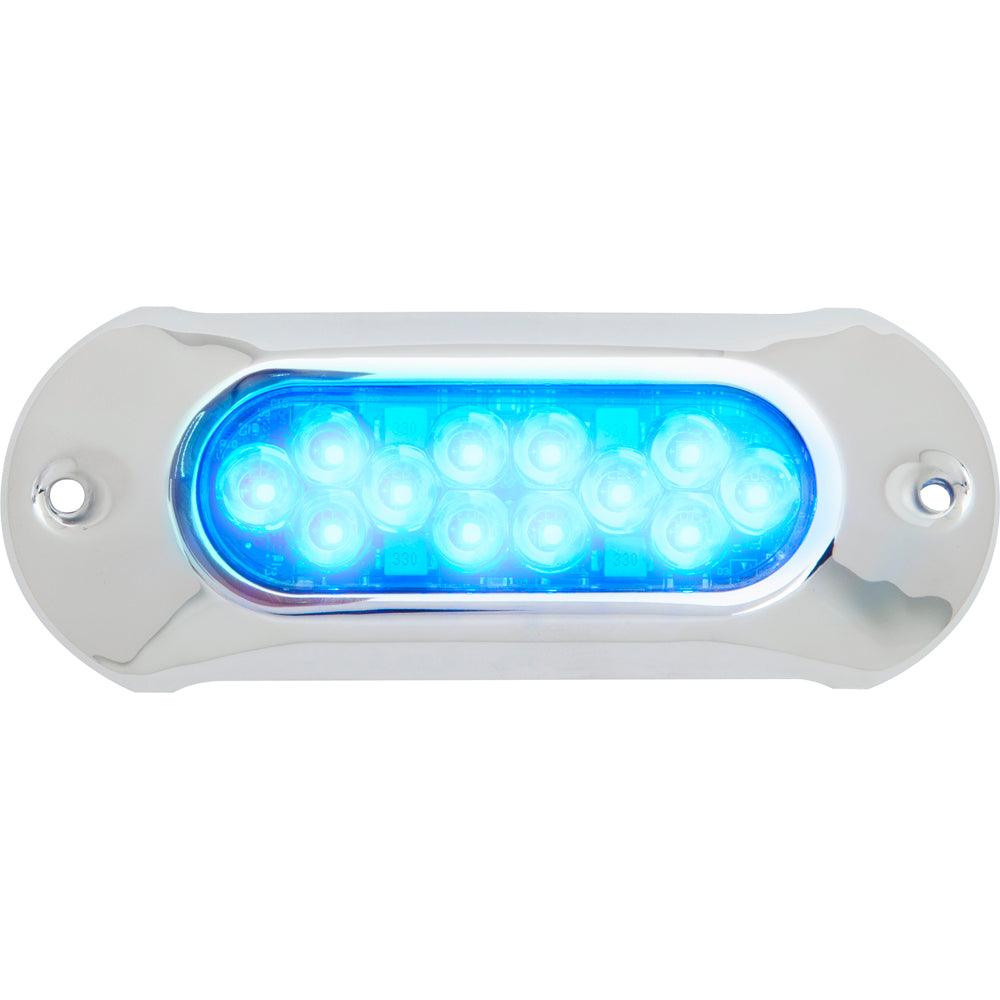 Attwood Light Armor Underwater LED Light - 12 LEDs - Blue - Kesper Supply