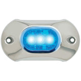 Attwood Light Armor Underwater LED Light - 3 LEDs - Blue - Kesper Supply