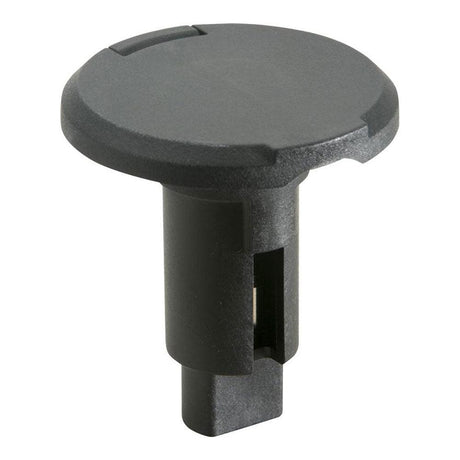 Attwood LightArmor Plug-In Base - 2 Pin - Black - Round - Kesper Supply