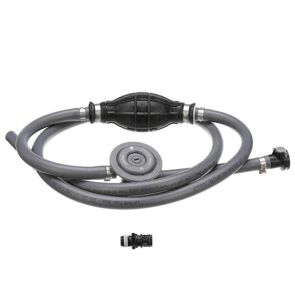 Attwood Universal Fuel Line Kit - 3/8" Dia. x 6' Length w/Sprayless Connectors & Fuel Demand Valve - Kesper Supply