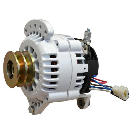 Balmar Alternator 120 AMP 12V 4" Dual Foot Saddle Dual Pulley w/Isolated Ground - Kesper Supply