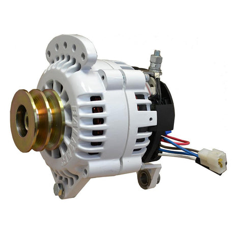 Balmar Alternator 150 AMP 12V 4" Dual Foot Saddle Dual Pulley w/Isolated Ground - Kesper Supply