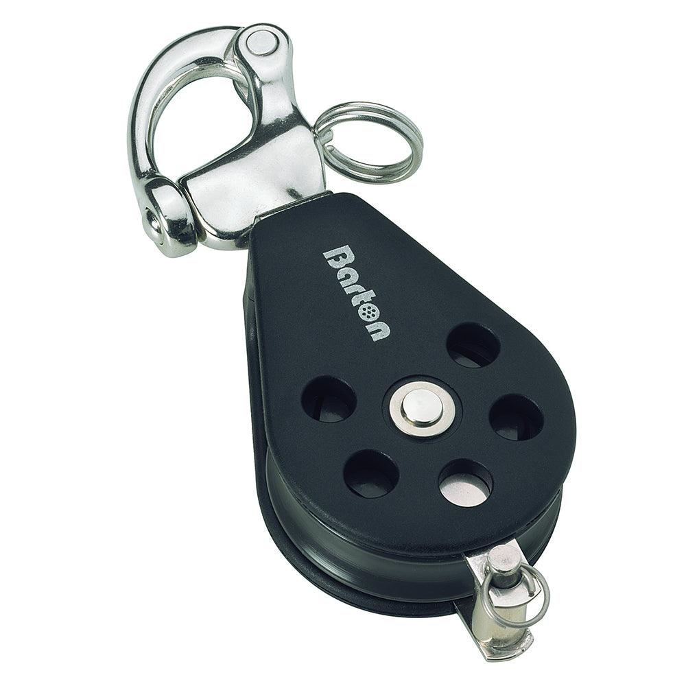 Barton Marine Series 3 Single Snap Shackle & Becket Block - 45mm - Kesper Supply