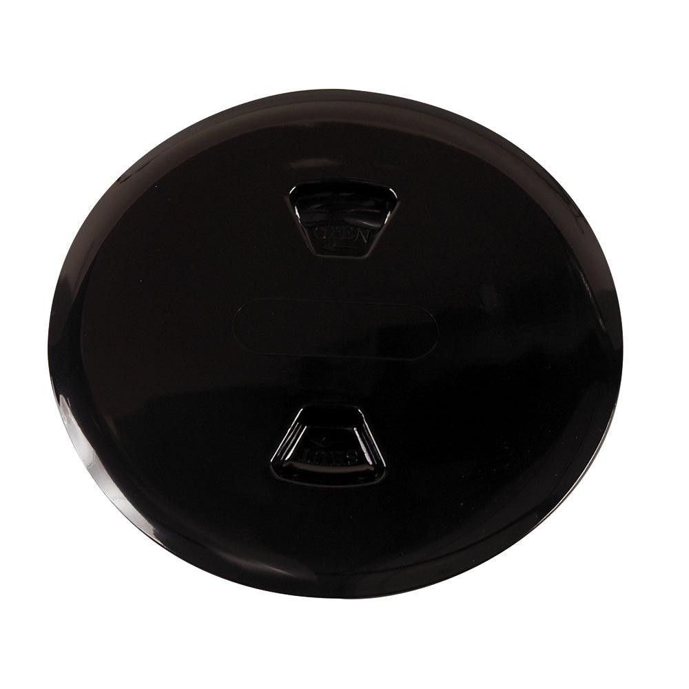 Beckson 5" Twist-Out Deck Plate - Black - Kesper Supply