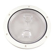 Beckson 6" Clear Center Screw Out Deck Plate - White - Kesper Supply