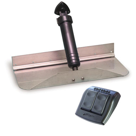 Bennett Trim Tab Kit 72" x 12" w/12VDC Dual Actuators & Euro Rocker Switch - Kesper Supply