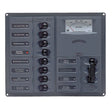 BEP AC Circuit Breaker Panel w/Analog Meters, 8SP 2DP AC120V Stainless Steel Vertical - Kesper Supply