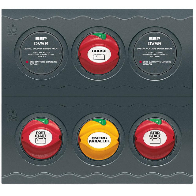 BEP Battery Management Contour Connect Panel f/Twin Engines w/VSR's - Kesper Supply