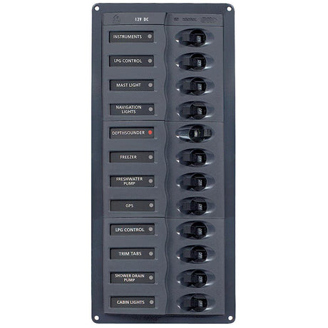 BEP DC Panel - 12-Way - No Meter - Vertical - Kesper Supply