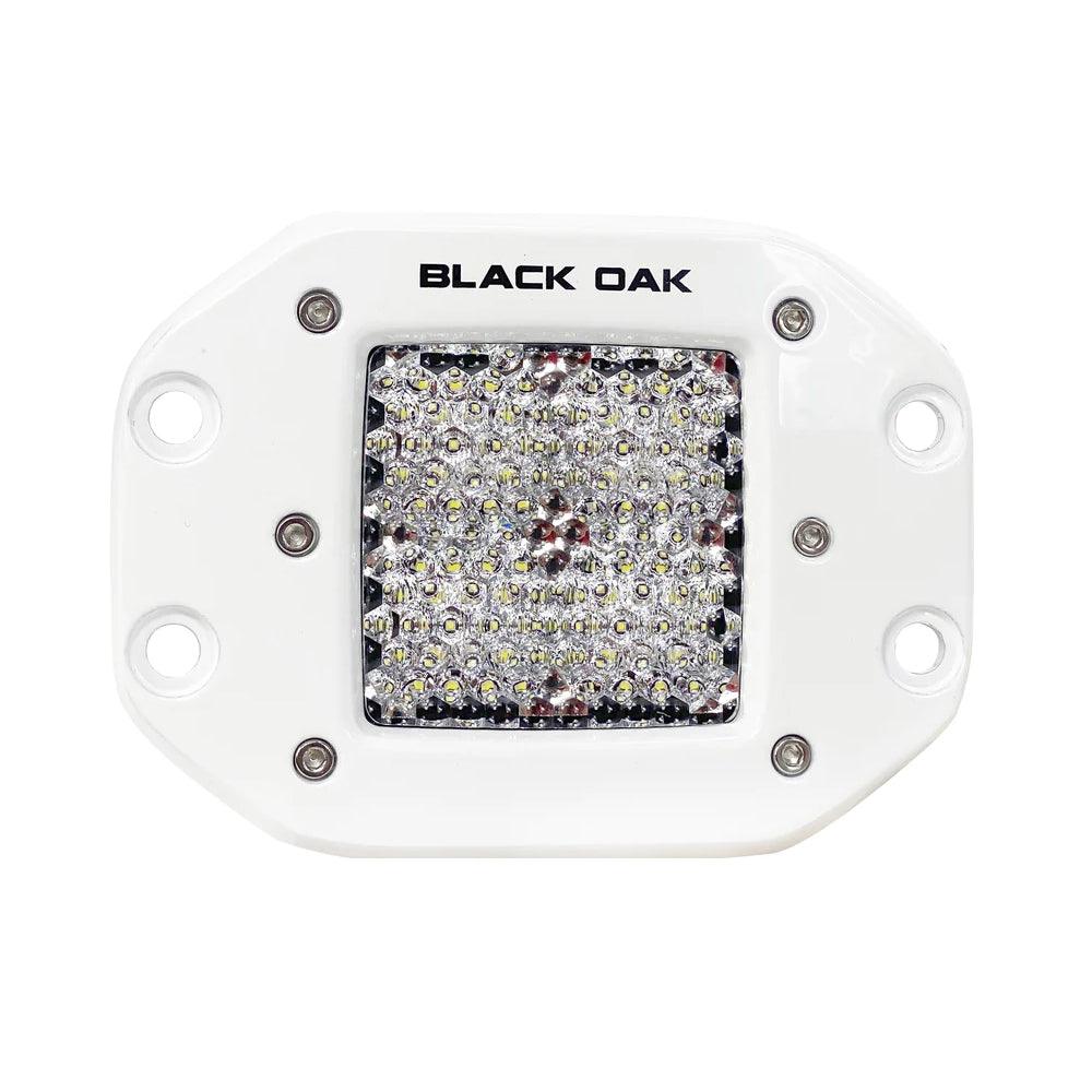 Black Oak Pro Series 2" Flush Mounted Diffused Light - White - Kesper Supply