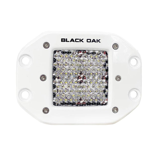 Black Oak Pro Series 2" Flush Mounted Diffused Light - White - Kesper Supply