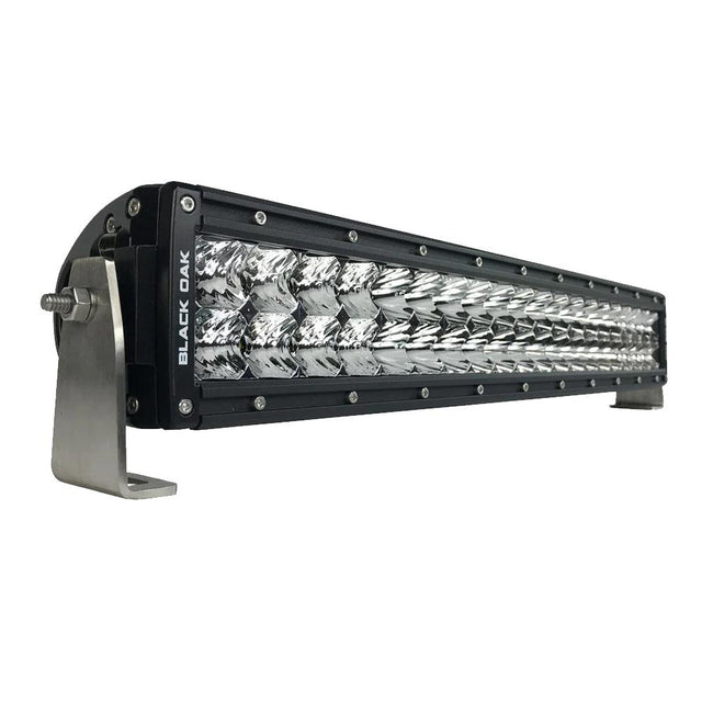 Black Oak Pro Series Curved Double Row Combo 20" Light Bar - Black - Kesper Supply