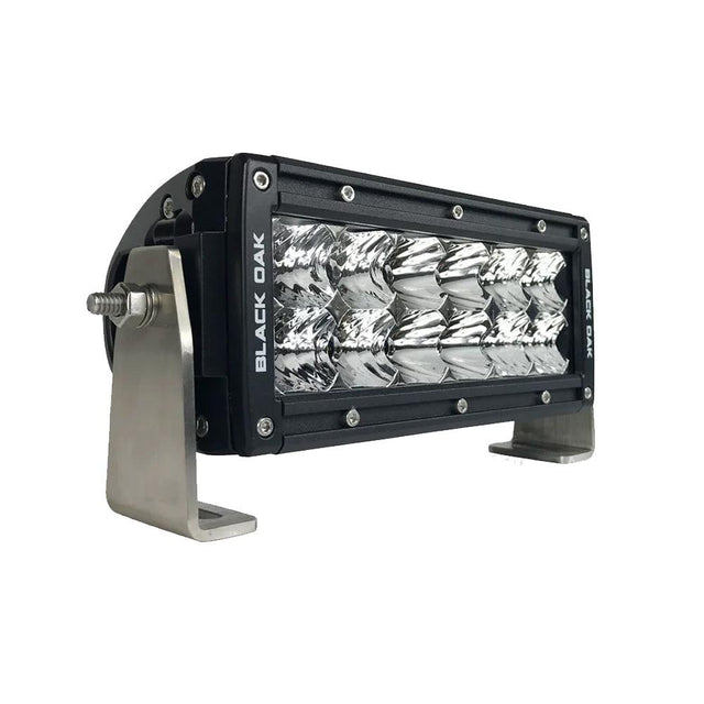 Black Oak Pro Series Double Row Combo 6" Light Bar - Black - Kesper Supply