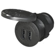 Blue Sea 1045 12/24V Dual USB Charger - 1-1/8" Socket Mount - Kesper Supply