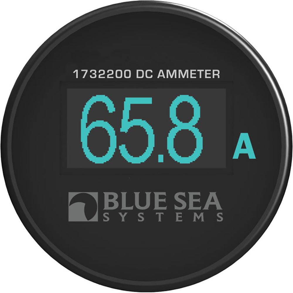 Blue Sea 1732200 Mini OLED Ammeter - Blue - Kesper Supply