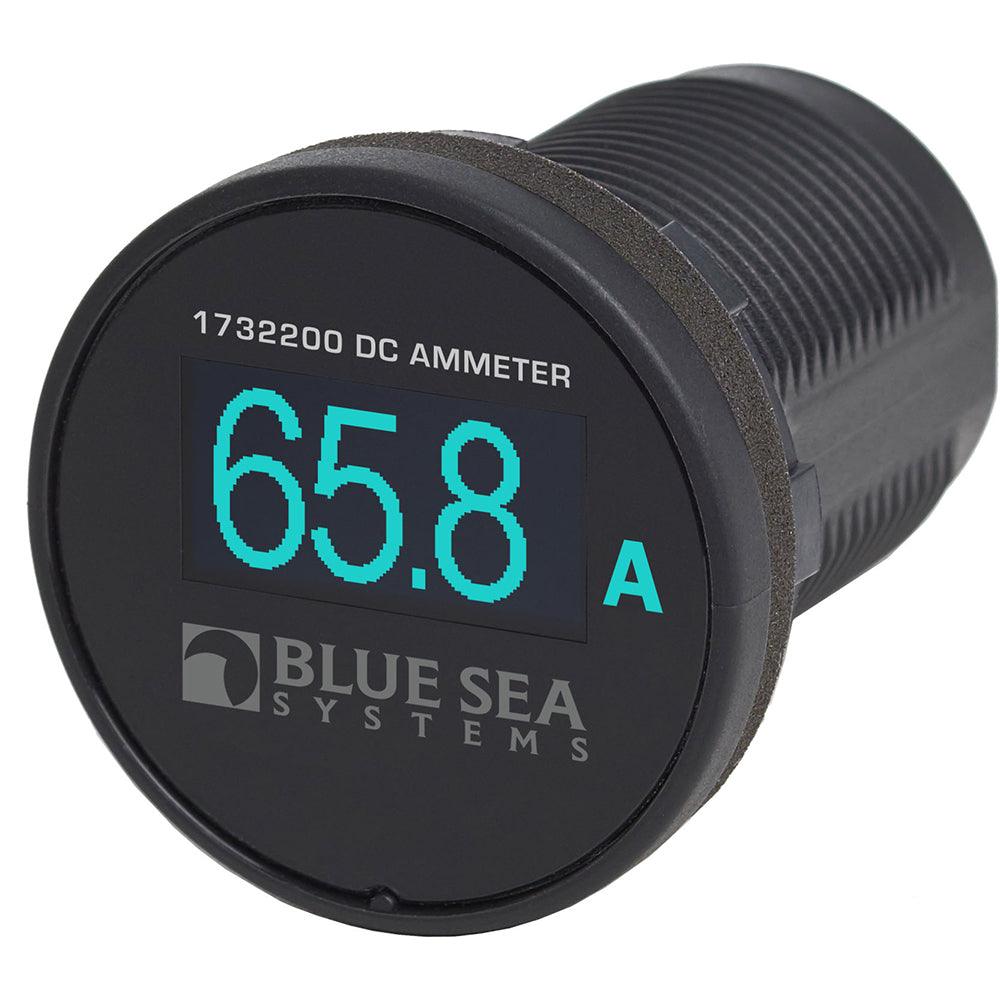 Blue Sea 1732200 Mini OLED Ammeter - Blue - Kesper Supply